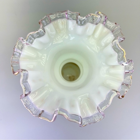 Rare Vintage Fenton Handpainted Melon Vase - Picture 7 of 13